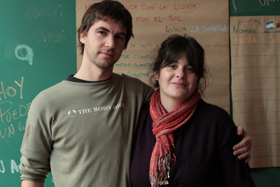 chicos_calle1 Victoria Guilmen y Juan Groisman, docentes del programa Puentes