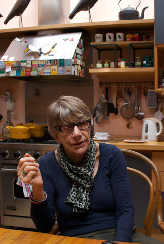 Narcisa Hirsch en su casa de San Telmo. Foto: Céline Massa. Narcisa Hirsch en su casa de San Telmo. Foto: Céline Massa.