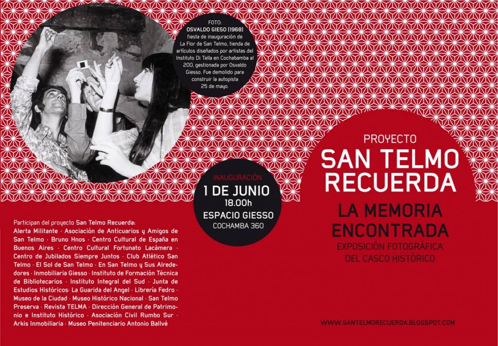 San Telmo Recuerda en el Espacio Giesso. San Telmo Recuerda en el Espacio Giesso.